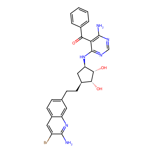 Chemical structure of BindingDB Monomer ID 50643522