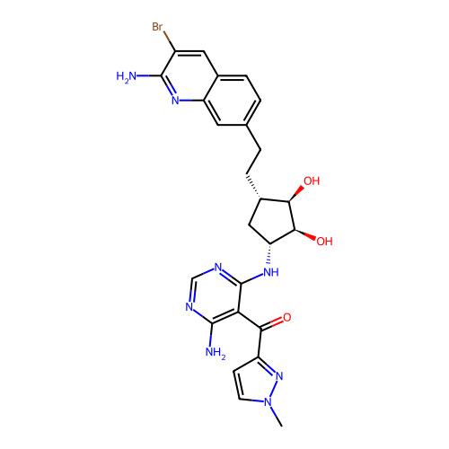 Chemical structure of BindingDB Monomer ID 50643524