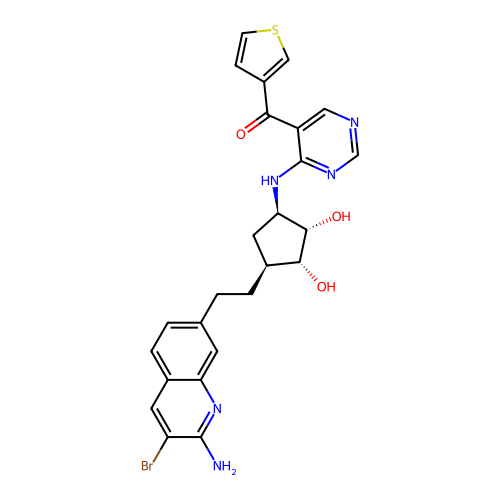 Chemical structure of BindingDB Monomer ID 50643526