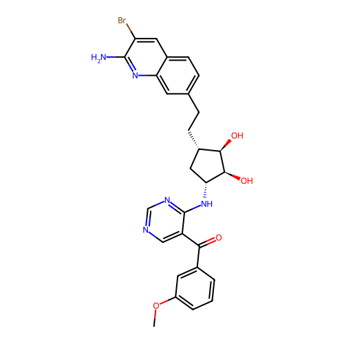 Chemical structure of BindingDB Monomer ID 50643542
