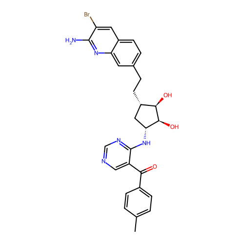 Chemical structure of BindingDB Monomer ID 50643543