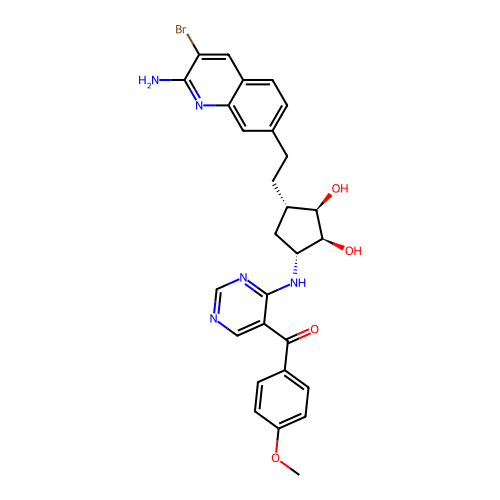 Chemical structure of BindingDB Monomer ID 50643544