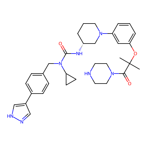 Chemical structure of BindingDB Monomer ID 50645196