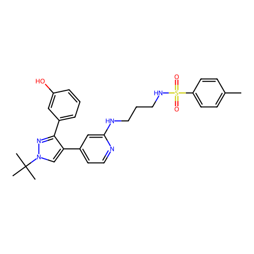 Chemical structure of BindingDB Monomer ID 50652195