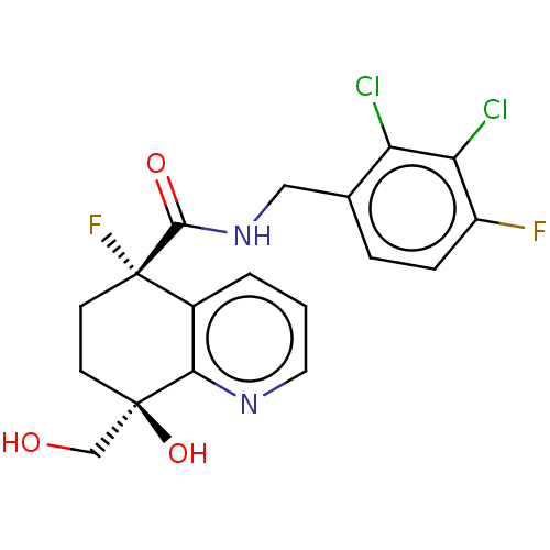Chemical structure of BindingDB Monomer ID 510460