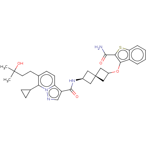 Chemical structure of BindingDB Monomer ID 510825