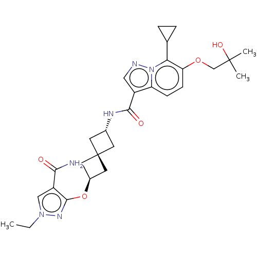 Chemical structure of BindingDB Monomer ID 510842