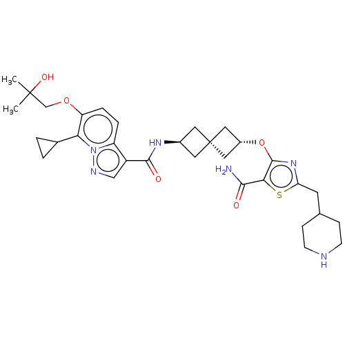 Chemical structure of BindingDB Monomer ID 510843