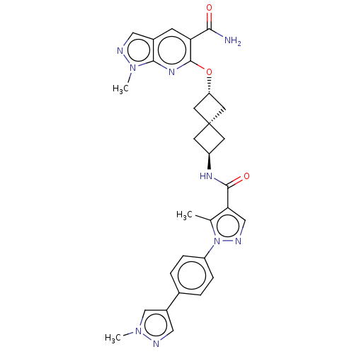 Chemical structure of BindingDB Monomer ID 510974