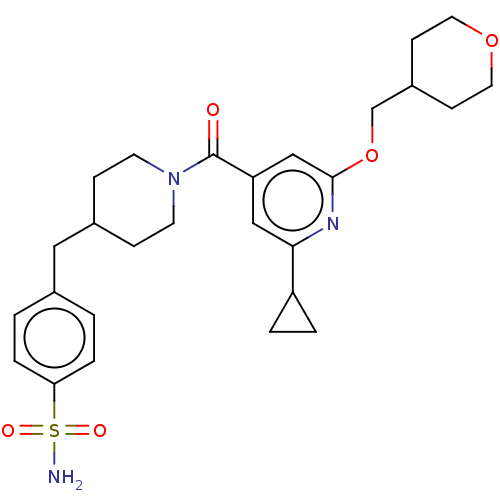 Chemical structure of BindingDB Monomer ID 511530