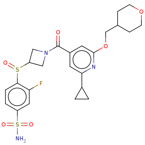 Chemical structure of BindingDB Monomer ID 511565