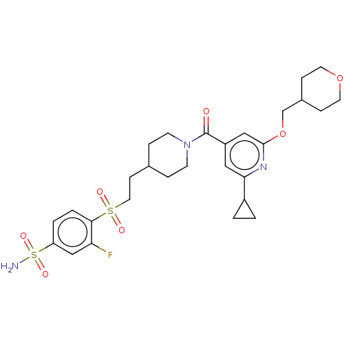 Chemical structure of BindingDB Monomer ID 511573