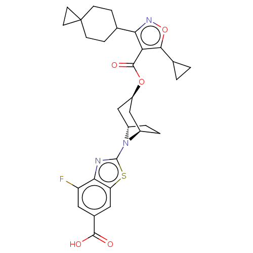 Chemical structure of BindingDB Monomer ID 513464