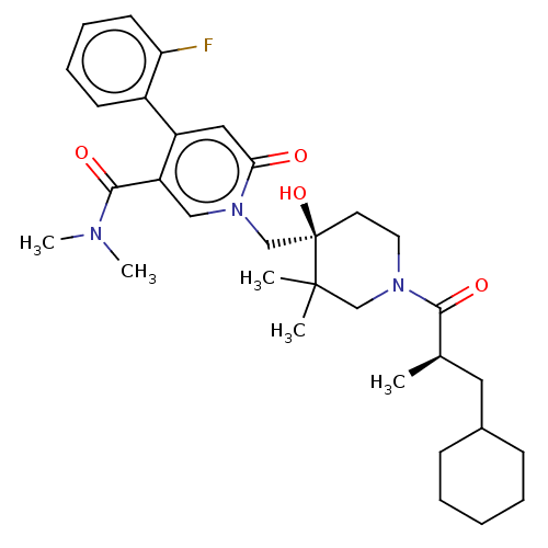 Chemical structure of BindingDB Monomer ID 514463