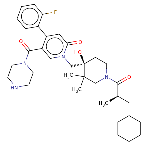 Chemical structure of BindingDB Monomer ID 514464