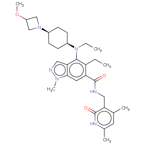 Chemical structure of BindingDB Monomer ID 516847