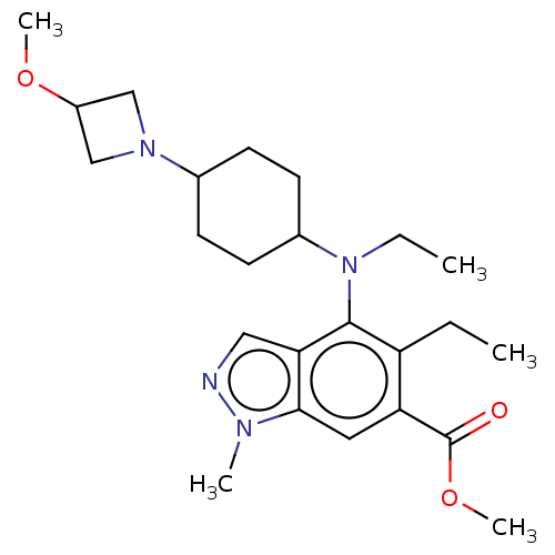 Chemical structure of BindingDB Monomer ID 516873