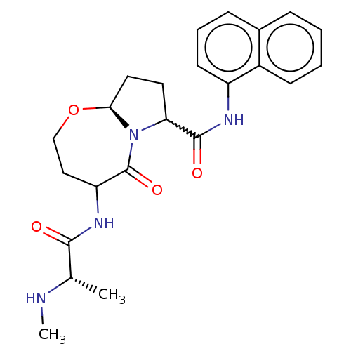 Chemical structure of BindingDB Monomer ID 518266