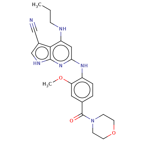 Chemical structure of BindingDB Monomer ID 518804
