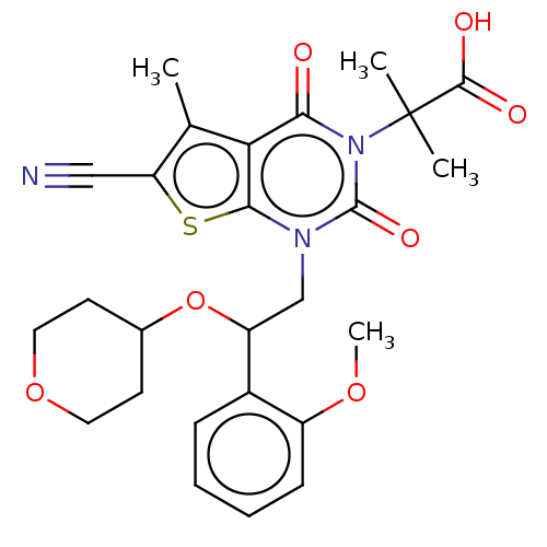 Chemical structure of BindingDB Monomer ID 520074