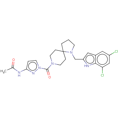 Chemical structure of BindingDB Monomer ID 521435