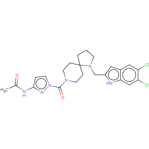 Chemical structure of BindingDB Monomer ID 521445