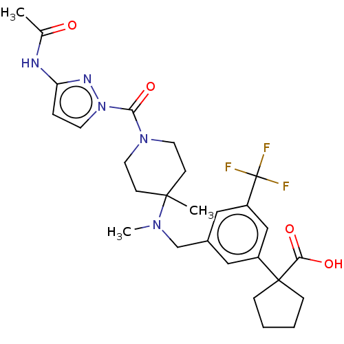 Chemical structure of BindingDB Monomer ID 521452