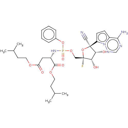 Chemical structure of BindingDB Monomer ID 521549