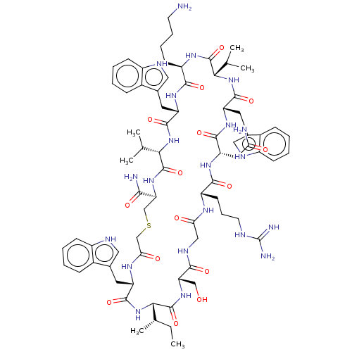 Chemical structure of BindingDB Monomer ID 521734
