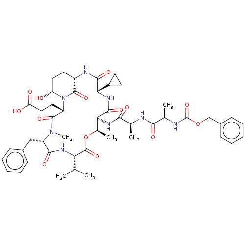 Chemical structure of BindingDB Monomer ID 521762