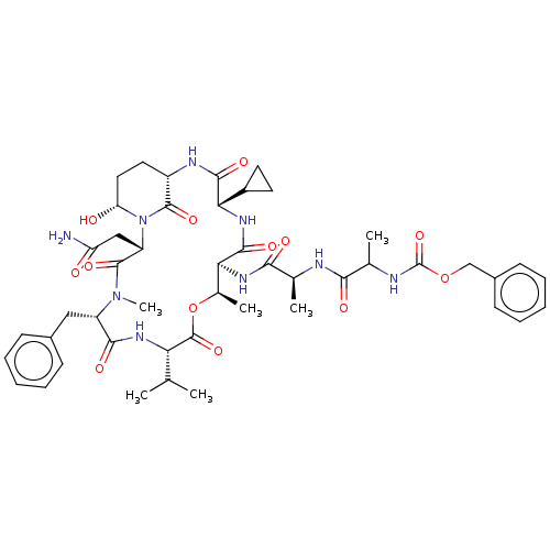 Chemical structure of BindingDB Monomer ID 521763