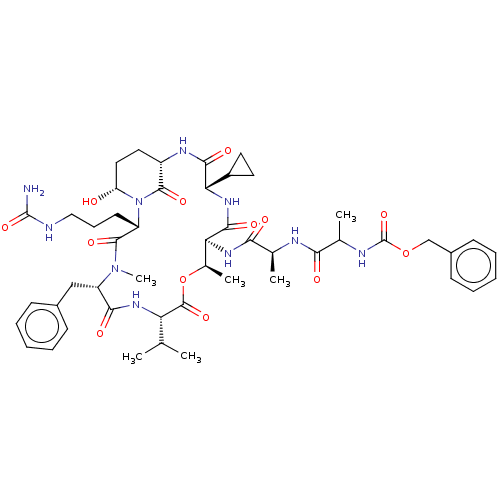 Chemical structure of BindingDB Monomer ID 521764