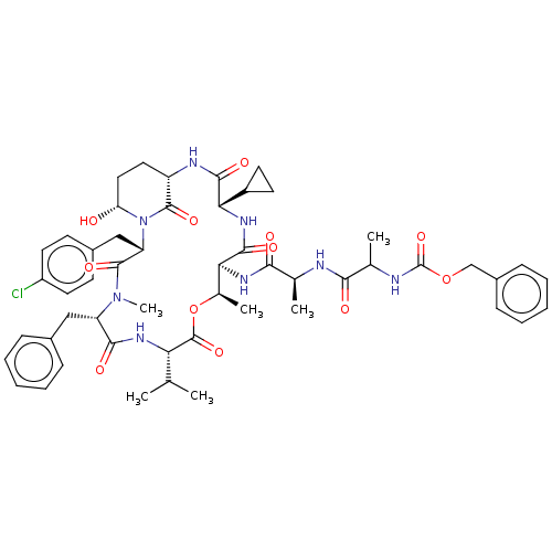 Chemical structure of BindingDB Monomer ID 521765