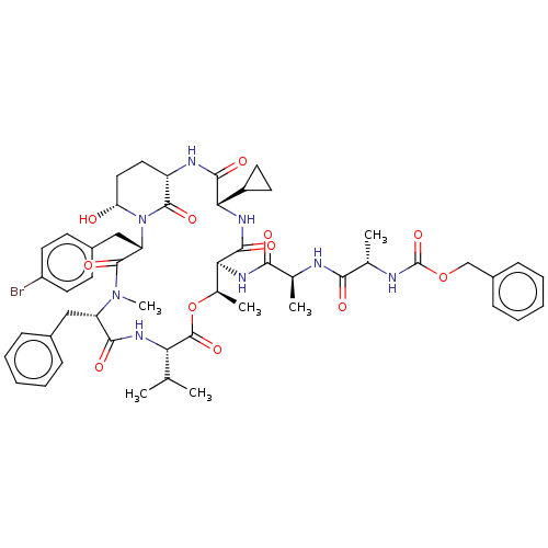 Chemical structure of BindingDB Monomer ID 521767