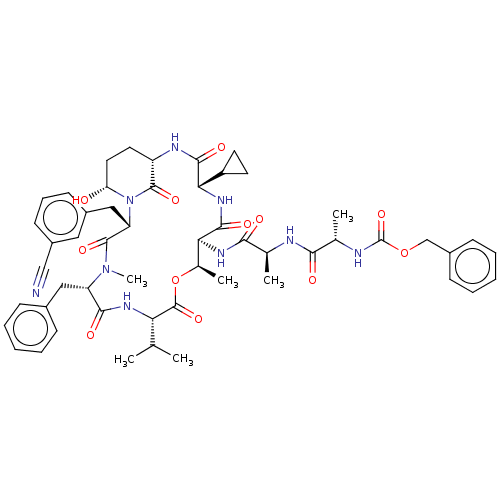 Chemical structure of BindingDB Monomer ID 521768