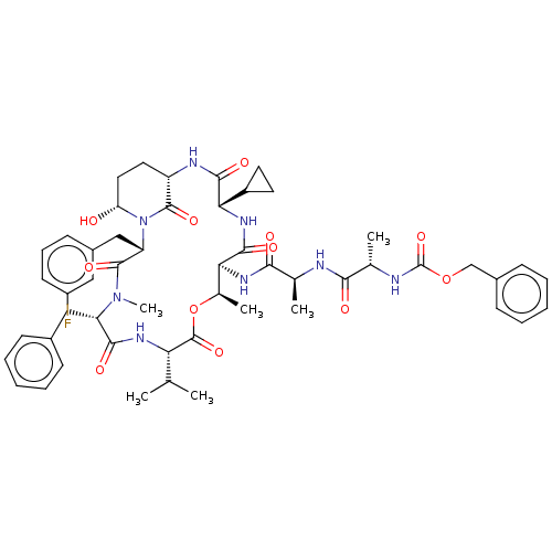 Chemical structure of BindingDB Monomer ID 521769