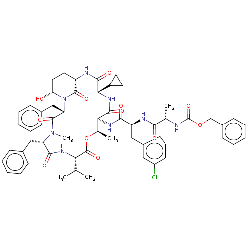 Chemical structure of BindingDB Monomer ID 521772