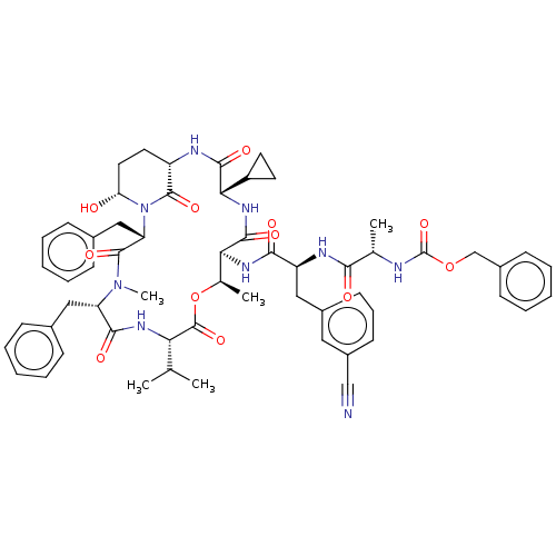 Chemical structure of BindingDB Monomer ID 521774