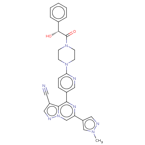 Chemical structure of BindingDB Monomer ID 524570