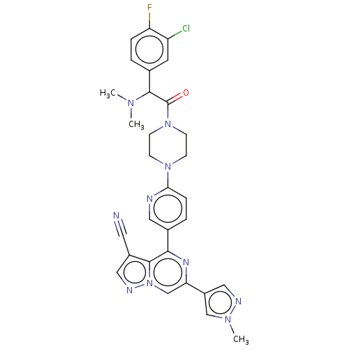 Chemical structure of BindingDB Monomer ID 524634