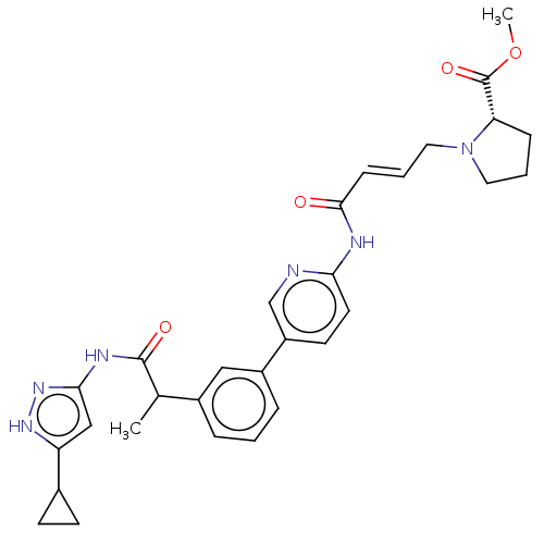 Chemical structure of BindingDB Monomer ID 525404