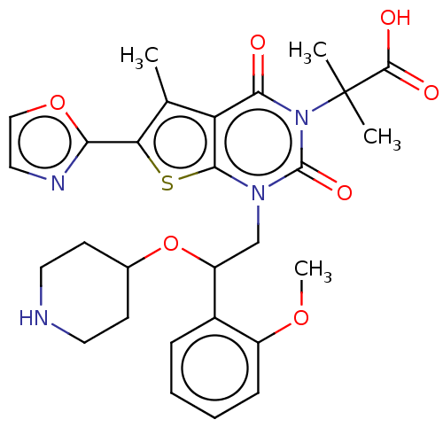Chemical structure of BindingDB Monomer ID 527140