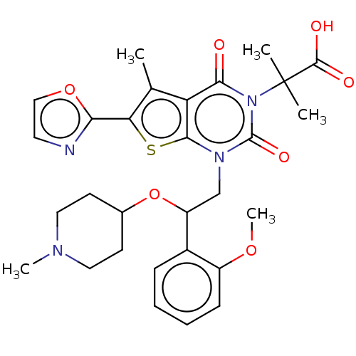 Chemical structure of BindingDB Monomer ID 527256