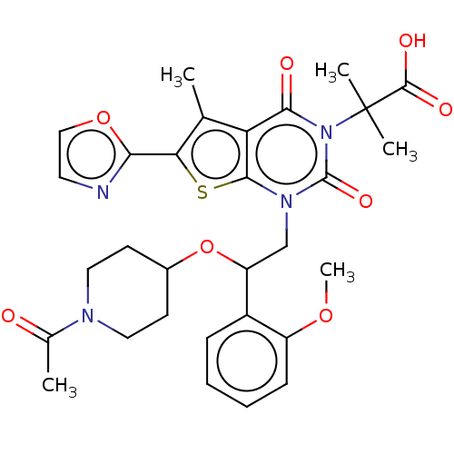 Chemical structure of BindingDB Monomer ID 527537