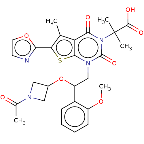 Chemical structure of BindingDB Monomer ID 527540