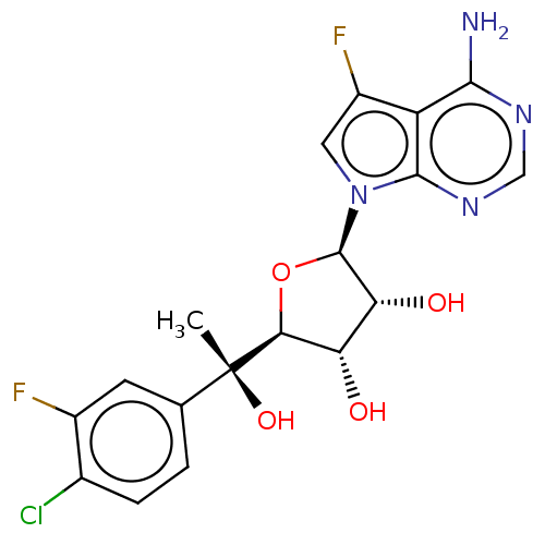 Chemical structure of BindingDB Monomer ID 533497