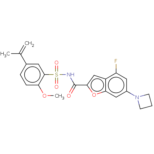 Chemical structure of BindingDB Monomer ID 534098