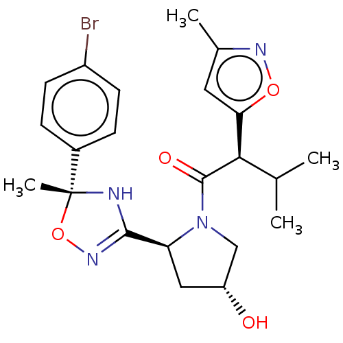 Chemical structure of BindingDB Monomer ID 536254