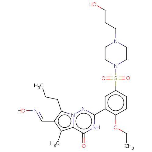 Chemical structure of BindingDB Monomer ID 536314