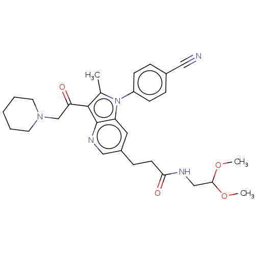 Chemical structure of BindingDB Monomer ID 536604